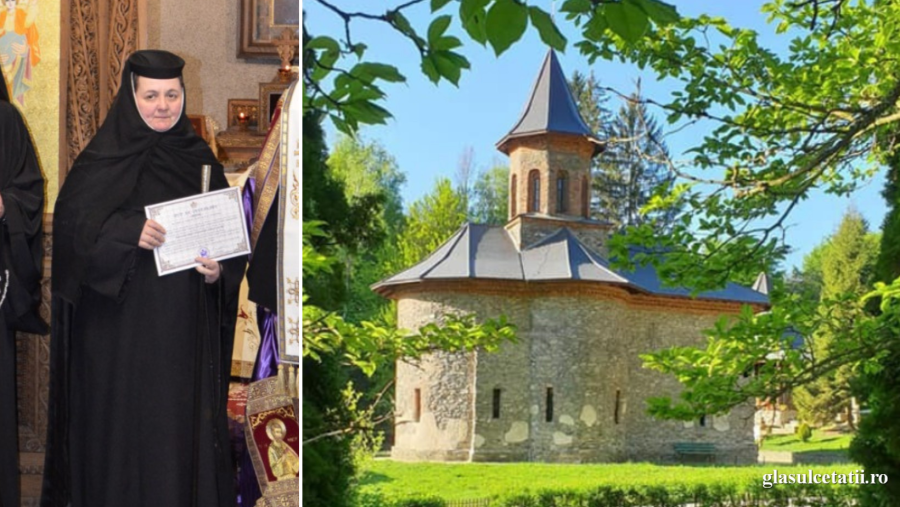 Maica VENIAMINA LAZĂR este noua stareță a Mănăstirii Prislop