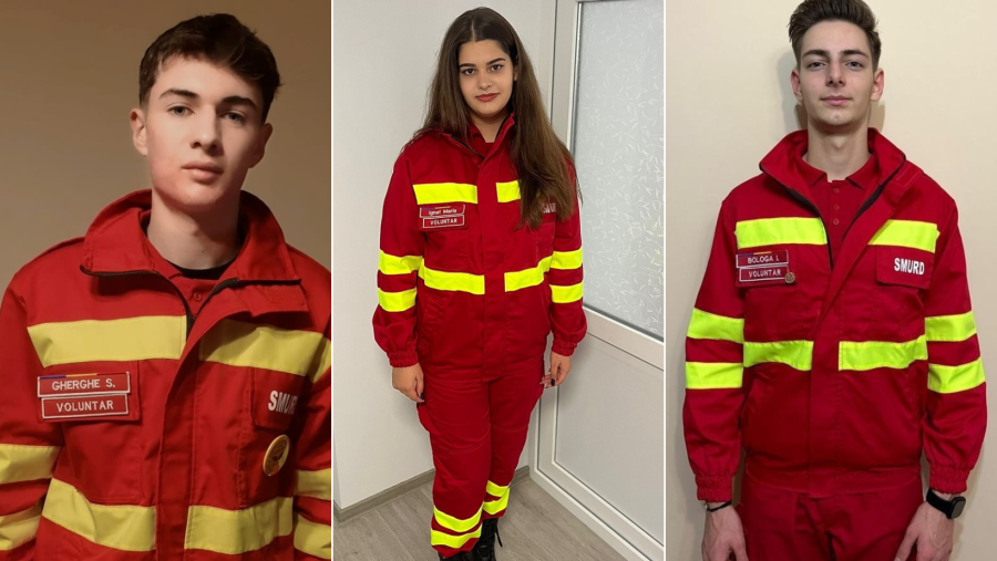 Ei sunt Maria, Ianis și Ștefan. ”Au acționat ca la carte” și au salvat viața unui bărbat care făcuse infarct pe stradă