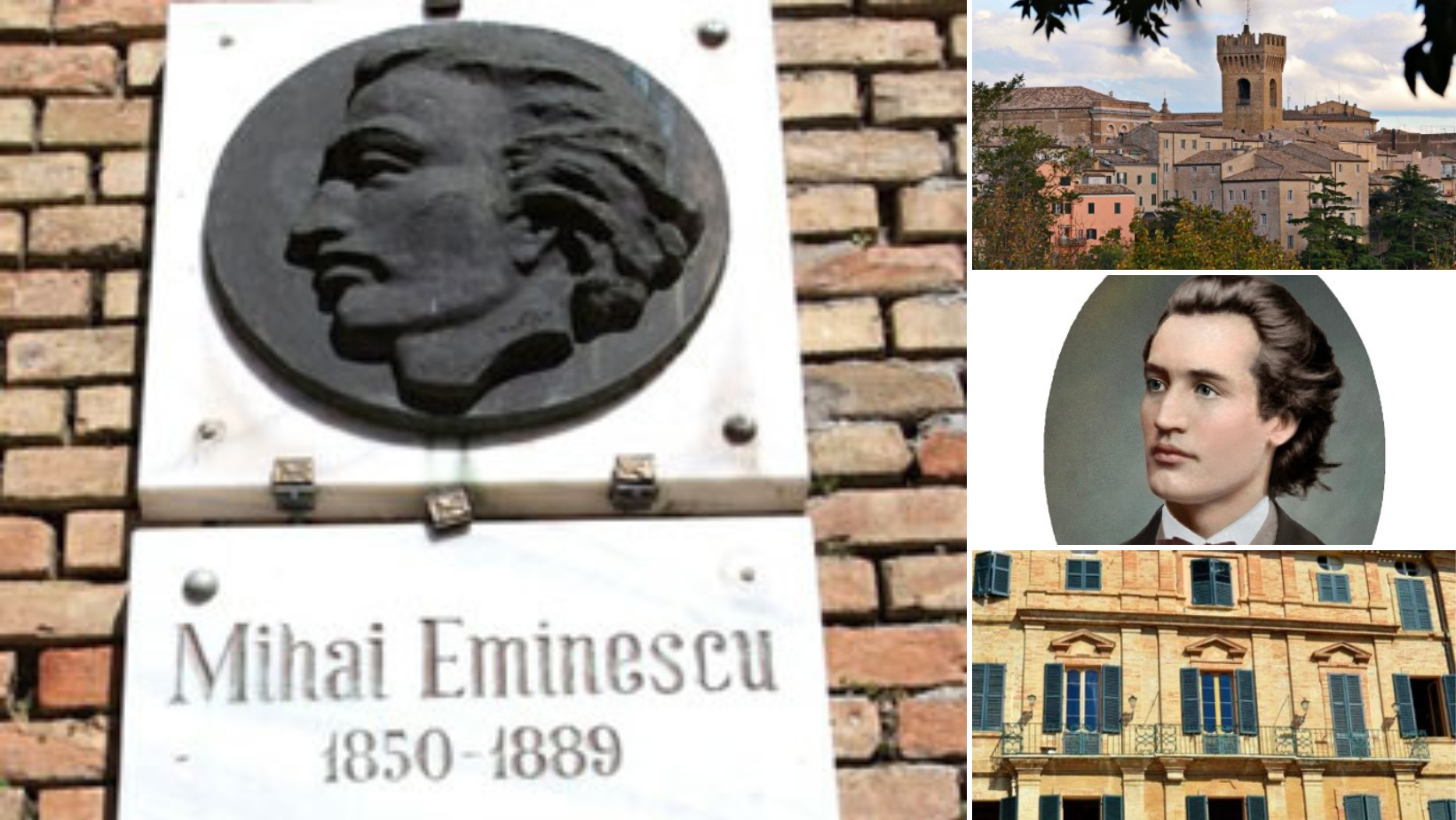 O placă omagială dedicată poetului Mihai Eminescu a fost inaugurată în orașul Recanati, locul nașterii poetului Giacomo Leopardi