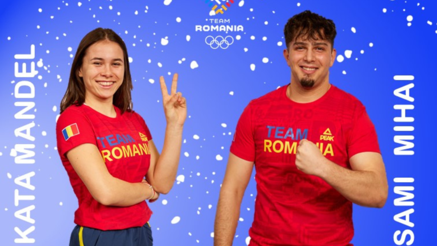 Kata Mandel și Sami Mihai vor purta drapelul tricolor la Ceremonia de Deschidere a Jocurilor Olimpice de Tineret de la Gangwon