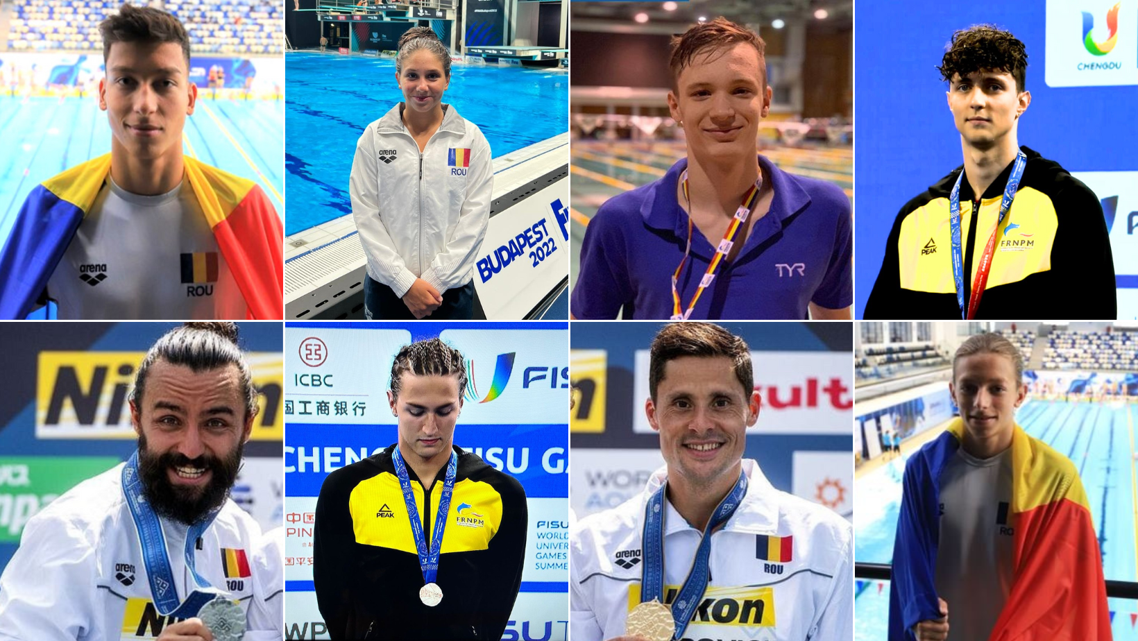 Opt sportivi români vor concura la Campionatele Mondiale de natație de la Doha