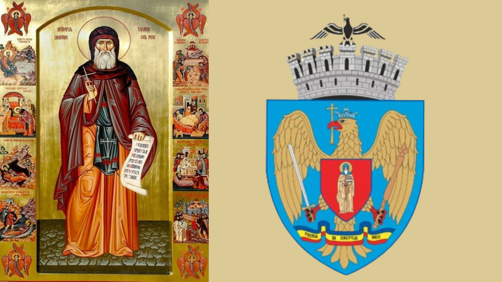 Sfântul Dimitrie cel Nou, Ocrotitorul Bucureștilor, va fi reprezentat pe stema Capitalei