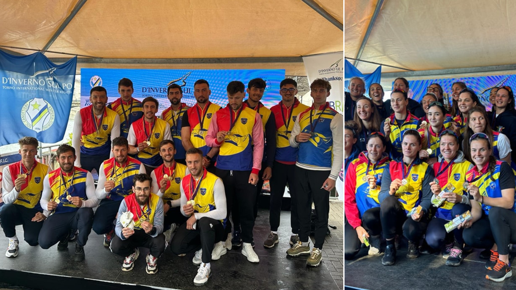 Canotorii români au câştigat 5 medalii de aur, 2 de argint şi 2 de bronz la Regata Internaţională ”D'Inverno sul Po” de la Torino