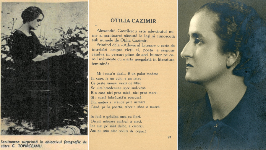 Otilia Cazimir, poeta sufletelor simple, evocată de Arhivele Nationale ale României la 130 de ani de la naștere