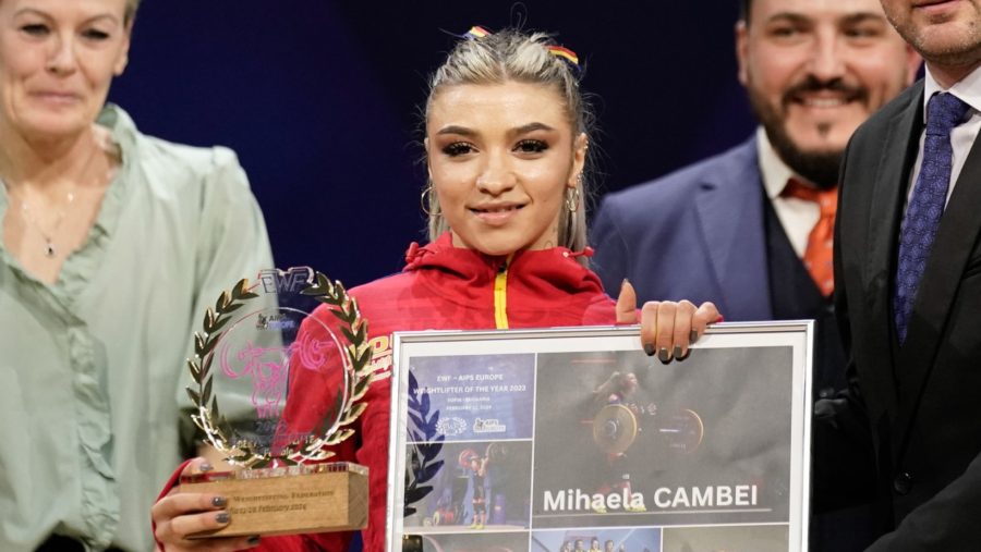 Valentina Cambei, cea mai bună halterofilă europeană din 2023