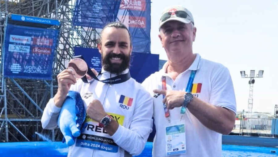 Cătălin Preda, medalie de bronz în concursul de high-diving la Mondialele de natație