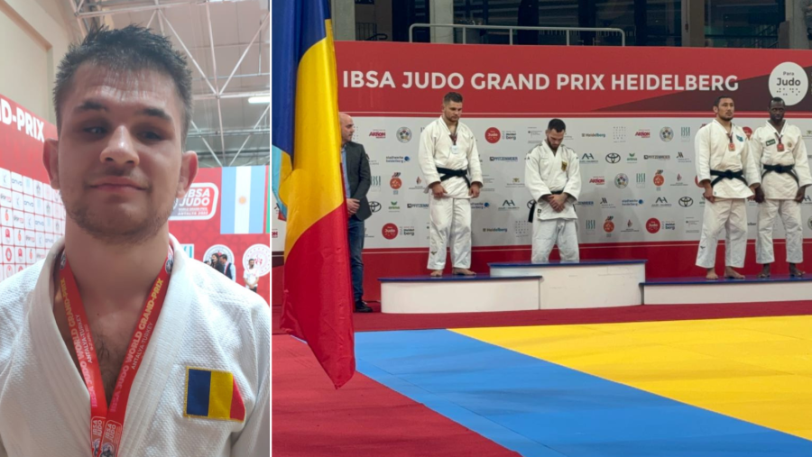 Alex Bologa a câștigat medalia de argint la IBSA Judo Grand Prix Heidelberg
