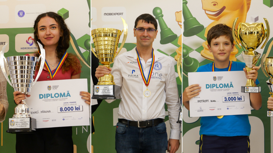 Ei sunt câștigătorii Campionatelor Naționale de Șah Clasic de la Eforie Nord