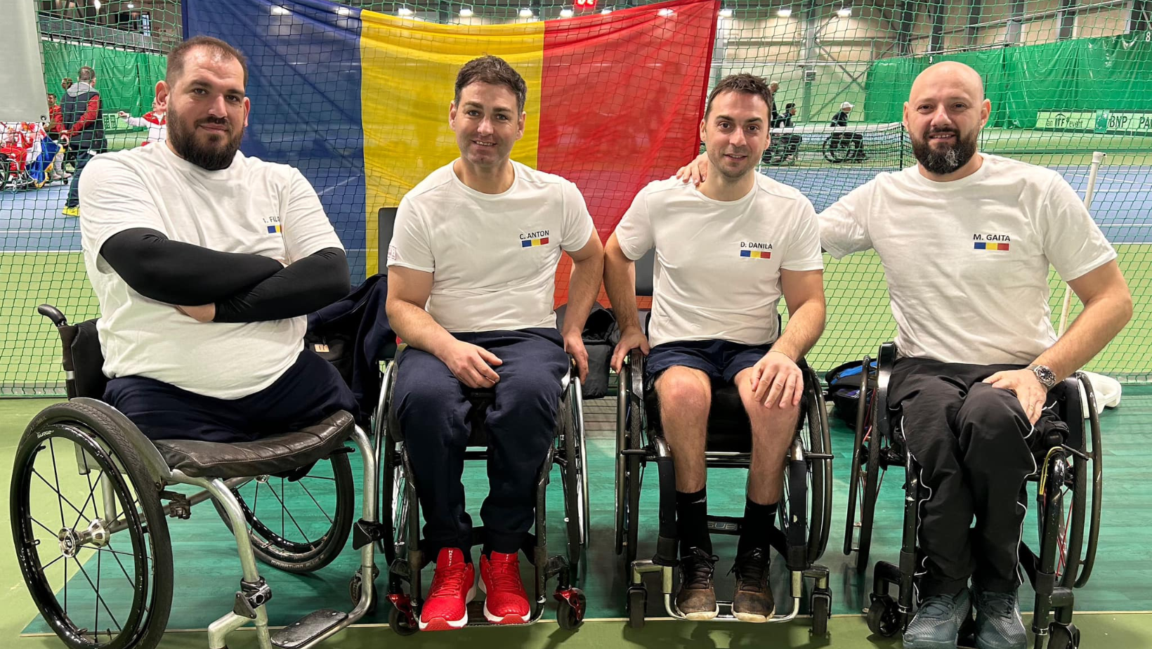 Echipa de tenis în scaun rulant a României participă la BNP Paribas World Team Cup European Qualification din Letonia