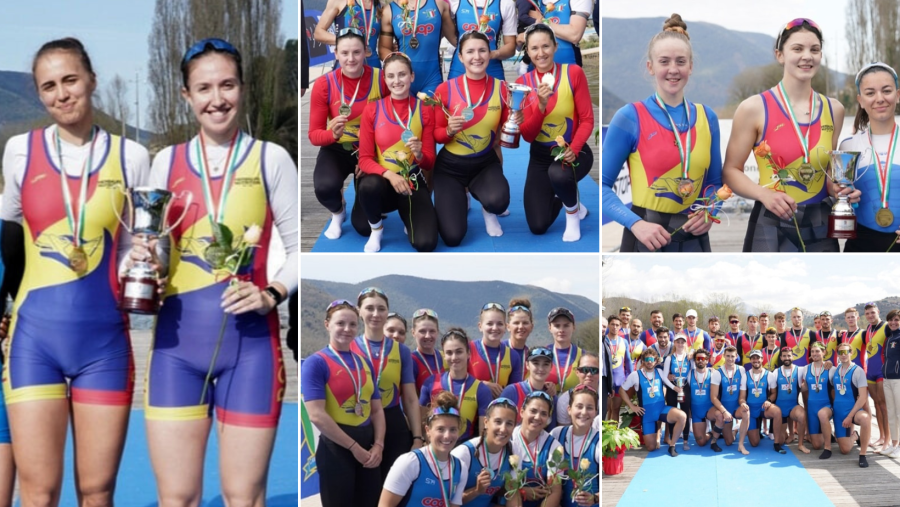 Canotorii români au câștigat 7 medalii la Regata internațională ”Memorial Paolo d'Aloja”