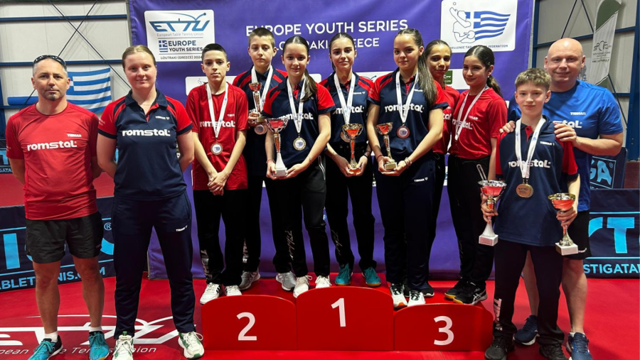 Tenis de Masă: Sportivii români au câștigat 4 medalii de aur, 3 de argint și 3 de bronz la Openul Greciei