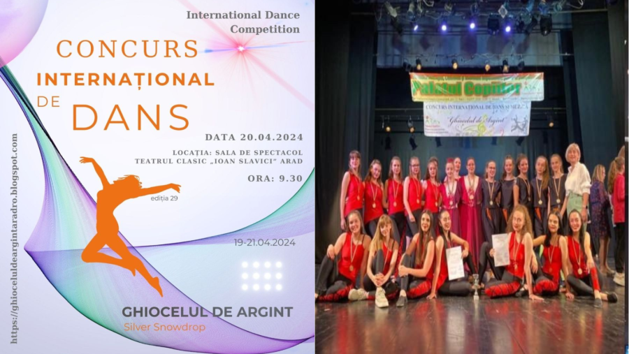 Peste 700 de dansatori vin sâmbătă la Arad, la Concursul Internațional ”Ghiocelul de Argint”