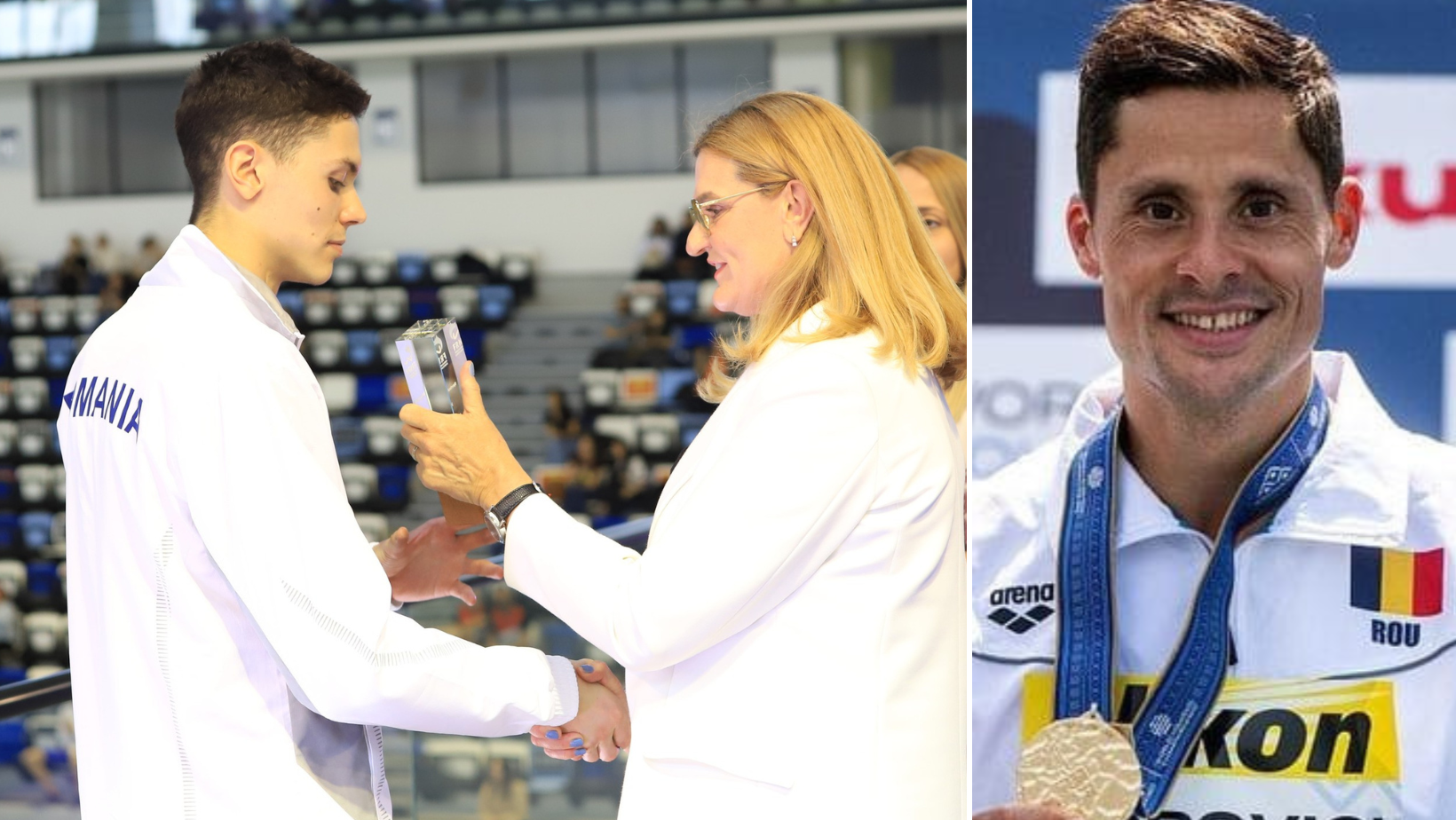 David Popovici şi Constantin Popovici, desemnați Sportivii Anului 2023 la înot și sărituri de la mare înălţime