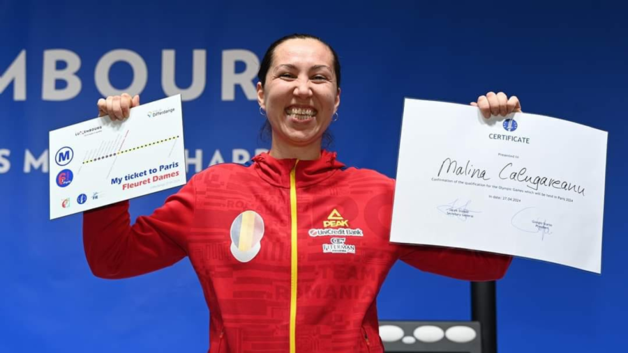 Floretista Mălina Călugăreanu s-a calificat la Jocurile Olimpice de la Paris