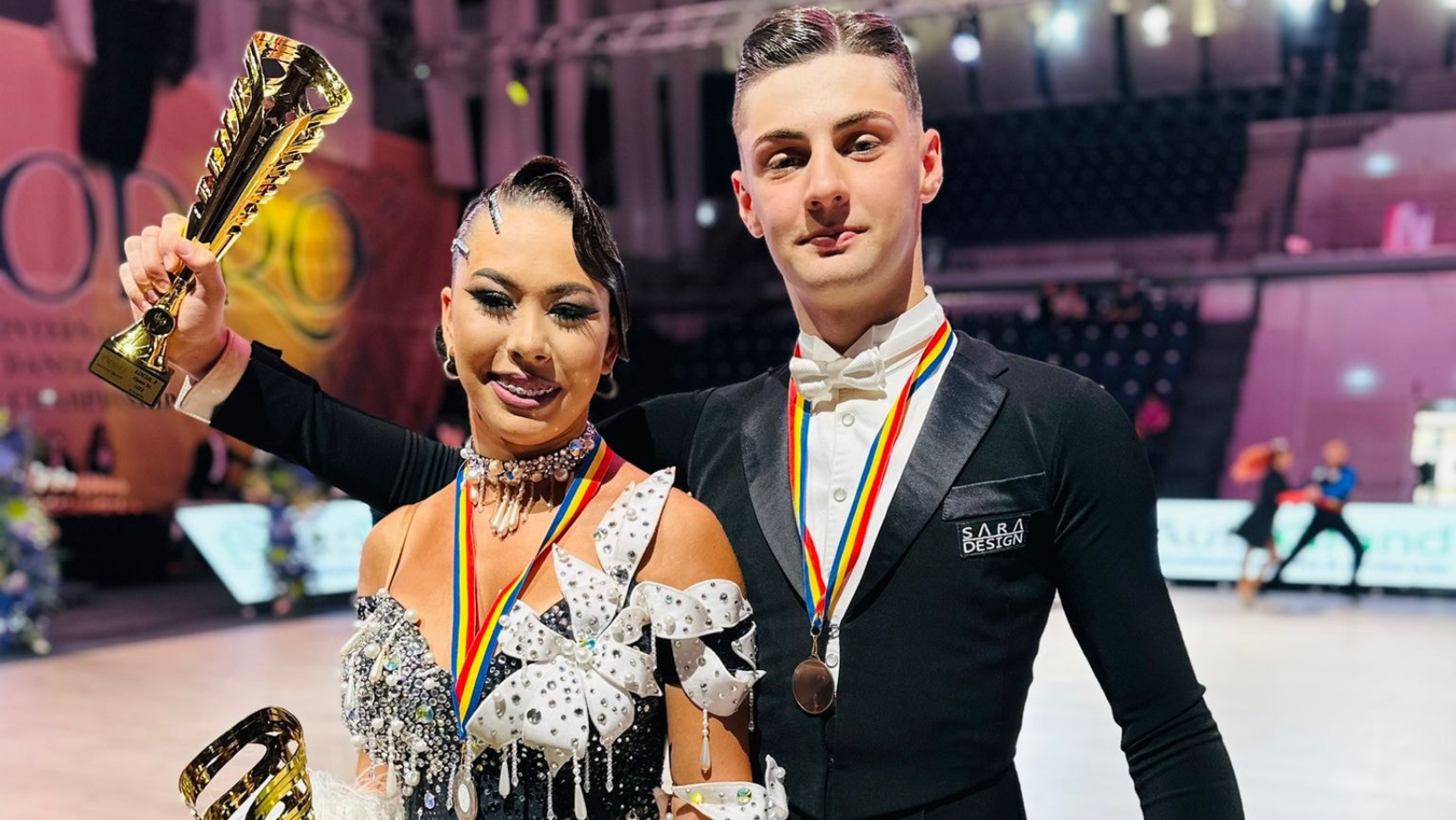 Dansatorii arădeni Darian și Ana, din nou pe podium! Locul 3 la ORRO International Dance Championship