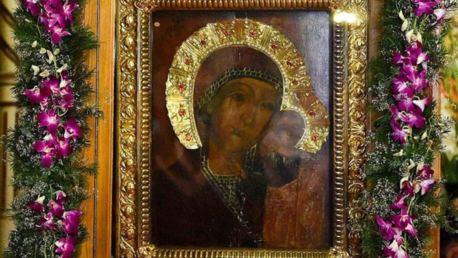 Icoana făcătoare de minuni a Maicii Domnului Siriaca de la Mănăstirea Ghighiu, cinstită de Izvorul Tămăduirii