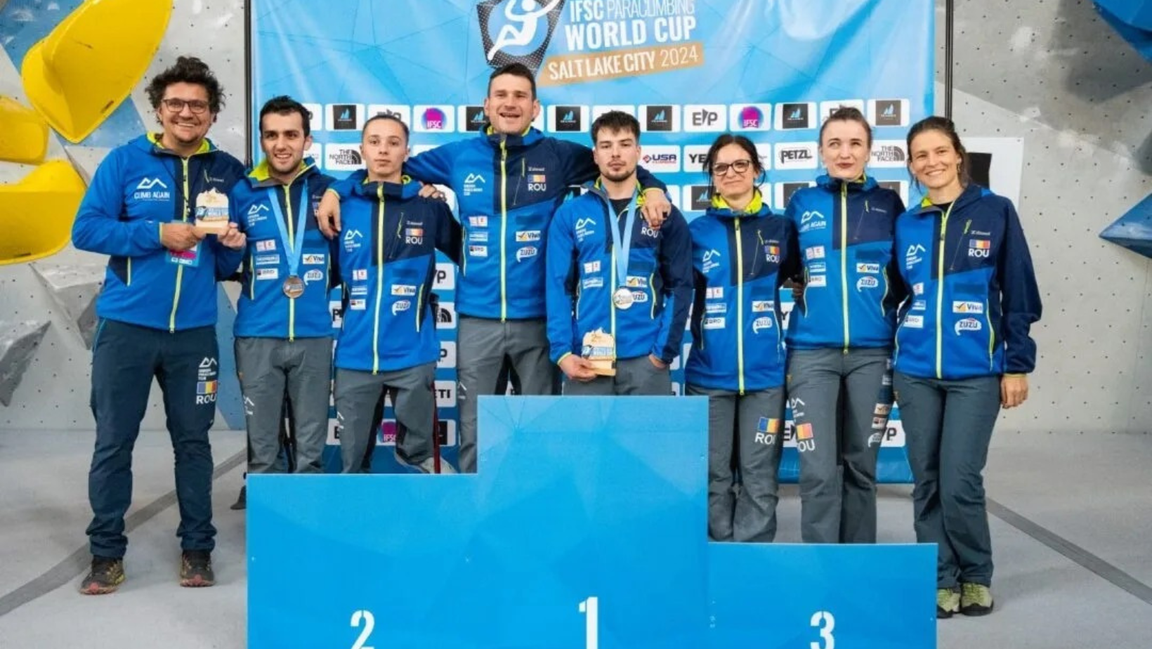 Sportivii români au câștigat 1 medalie de argint și 1 de bronz la Cupa Mondială de Paraclimbing 2024 din SUA