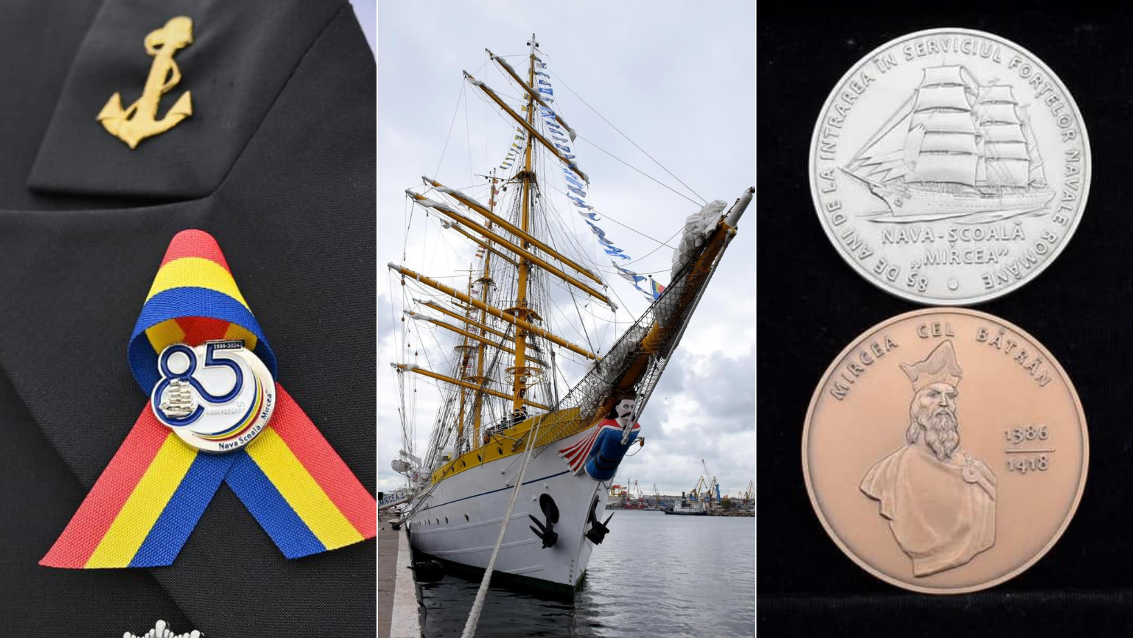 Monetăria Statului a lansat medalia aniversară ”Nava-școală Mircea – 85 de ani de la intrarea în serviciul Forțelor Navale Române”
