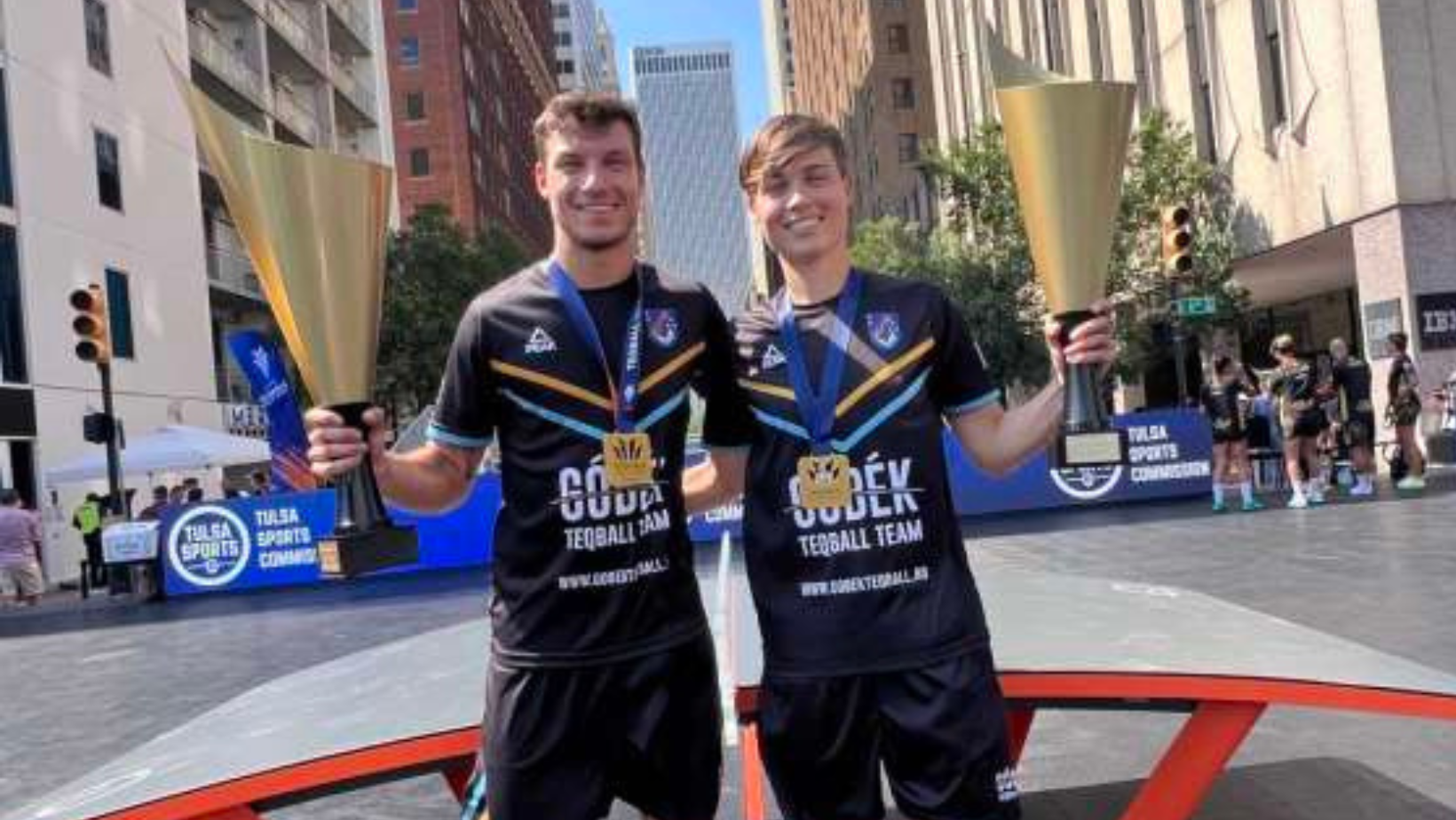 Echipa de dublu mixt a României, medalie de aur la World Teqball Series Oklahoma