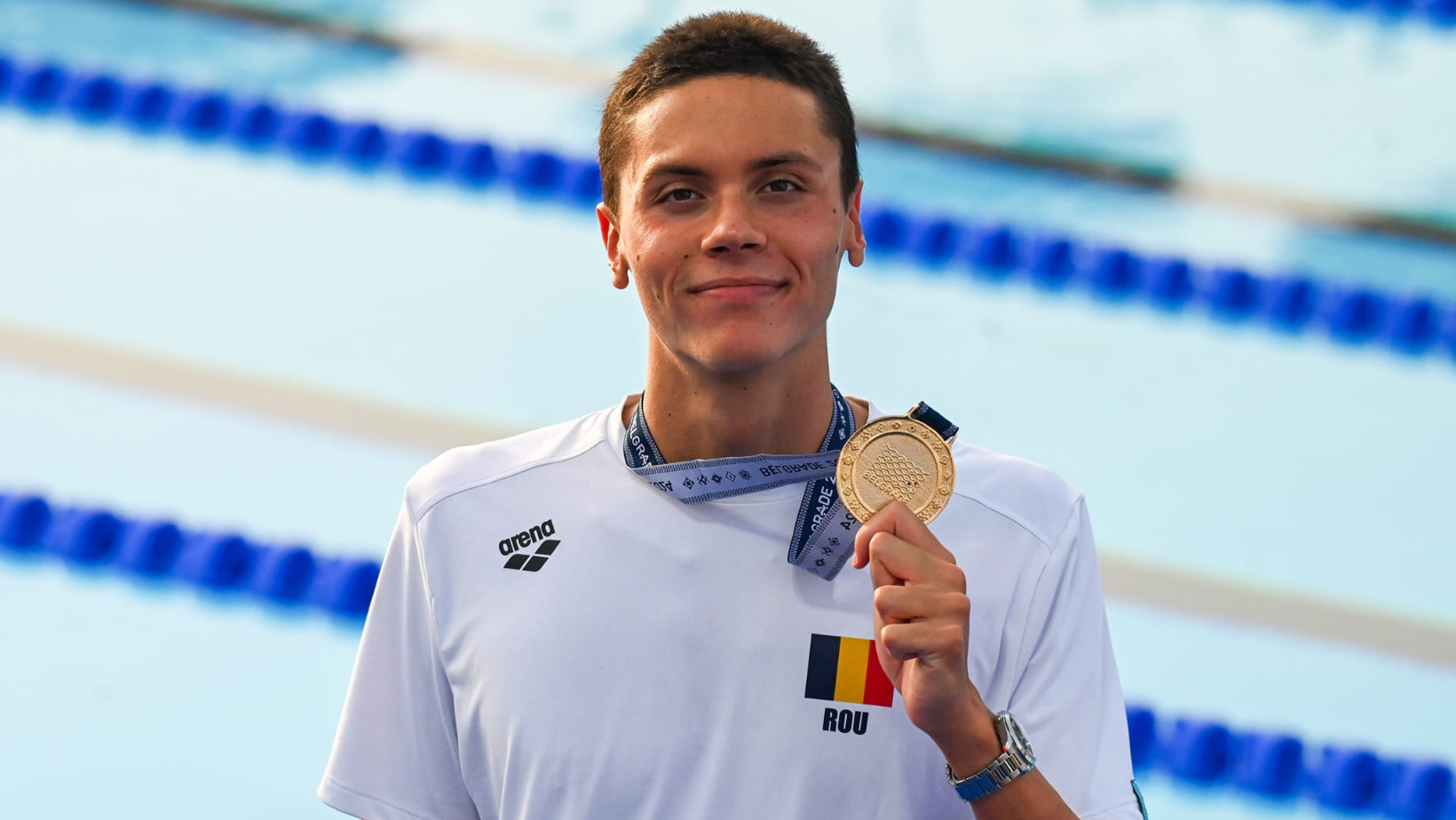David Popovici a câștigat medalia de aur și în proba de 200 m liber la Europene