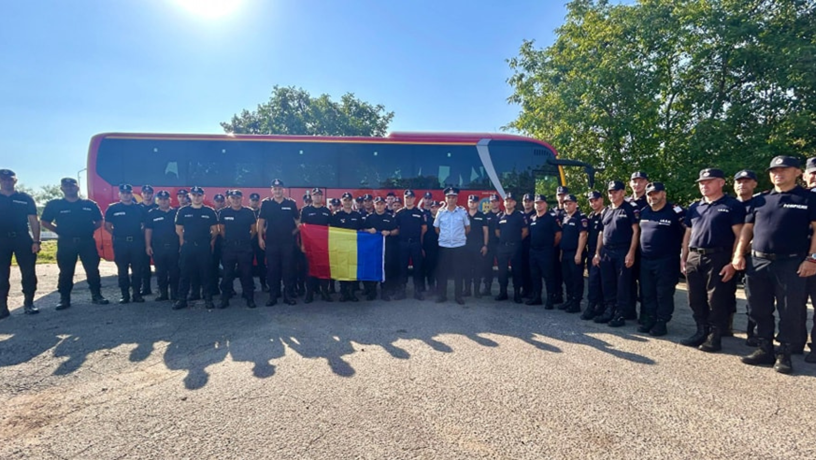 Încă un contingent de pompieri a plecat spre Franţa și va acţiona în zonele cu risc de incendii