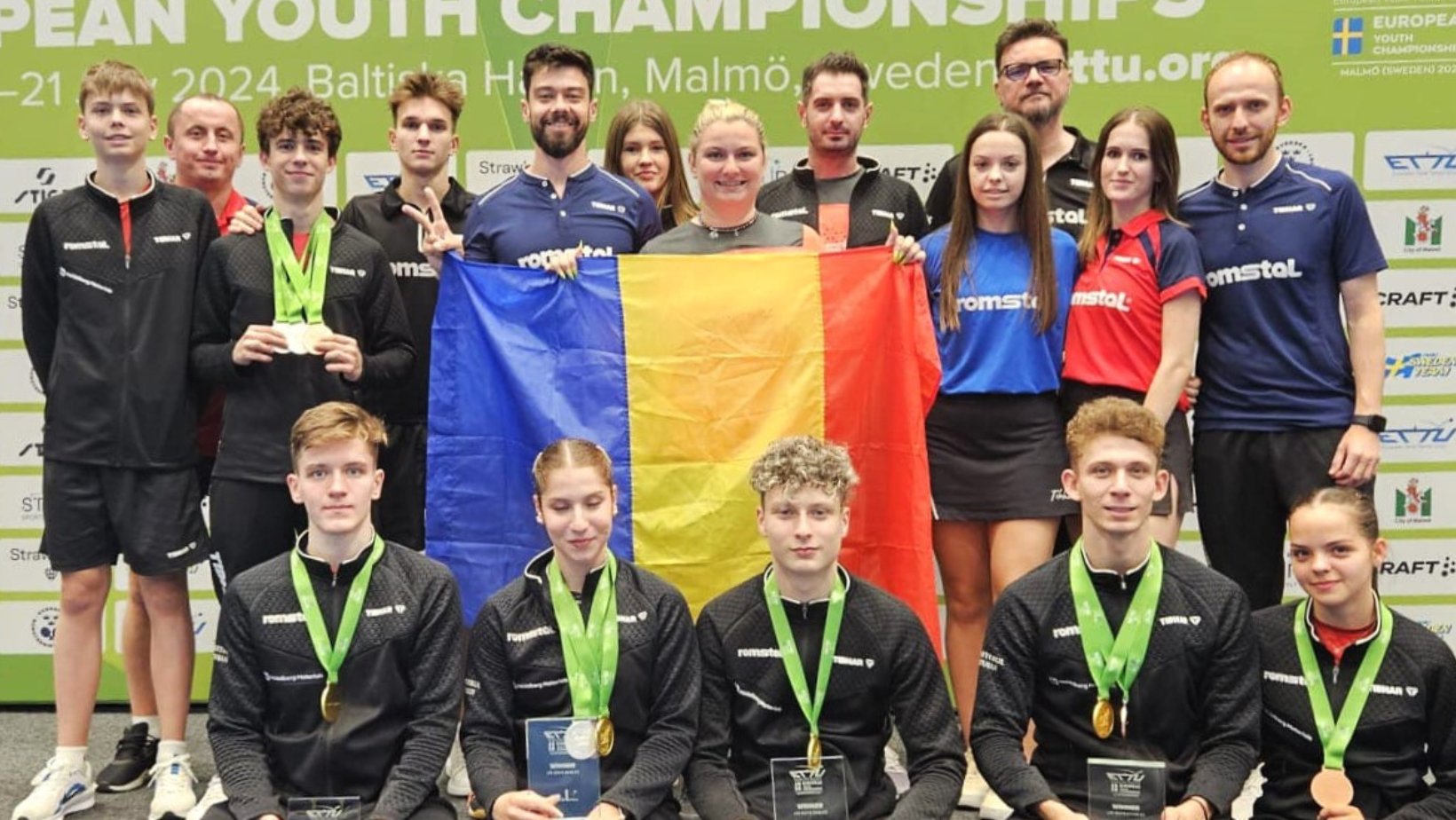 România, locul I pe națiuni la Campionatul European de Tenis de Masă pentru Juniori 2024