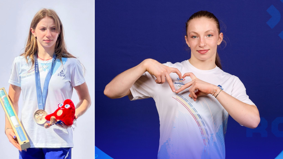 Ana Maria Bărbosu a primit medalia de bronz câștigată în finala de la sol la JO 2024