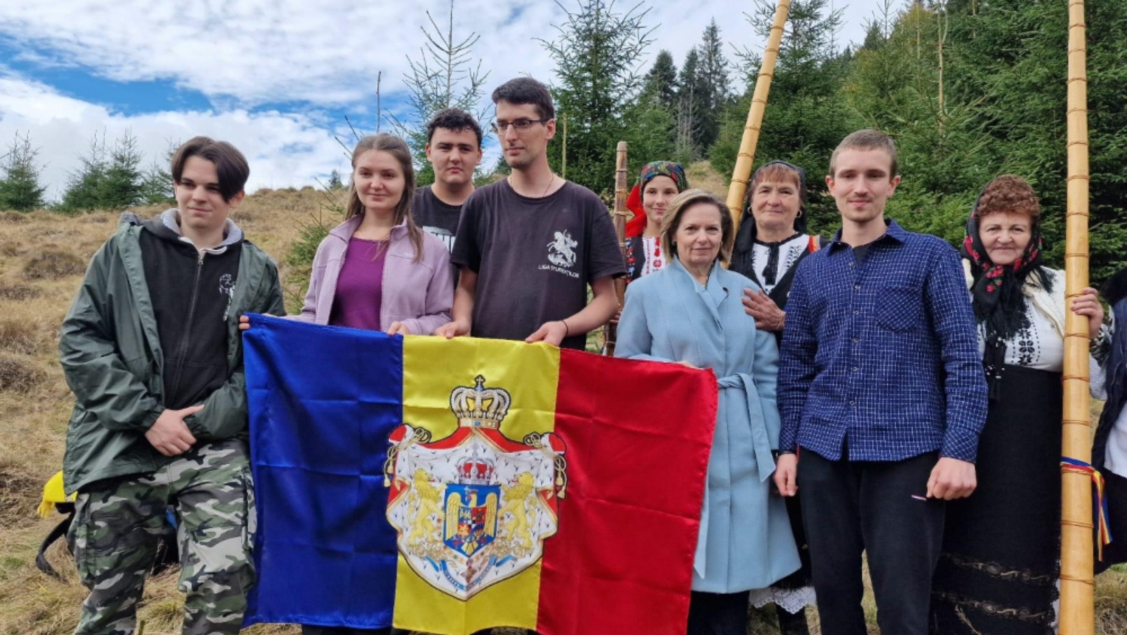 Traseul memorial ”Calea Partizanilor”, primul de acest tip din România, inaugurat în prezența Principesei Sofia