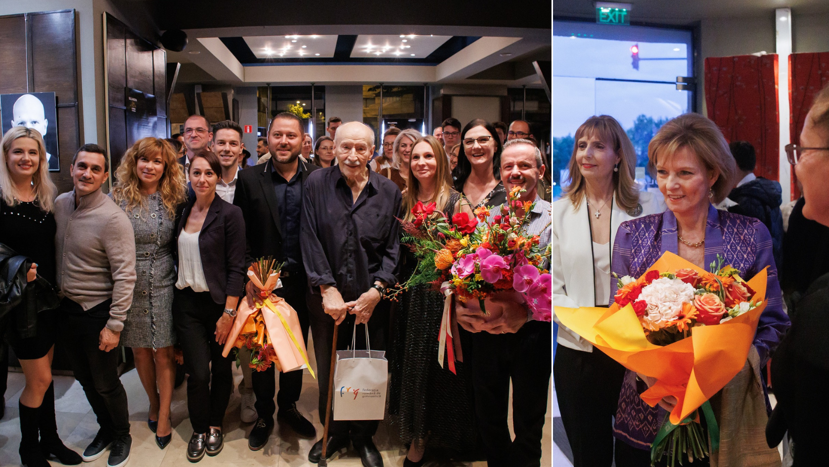 Momente emoționante la Teatrul Bulandra. Maestrul Victor Rebengiuc, omagiat la a 100-a reprezentație a piesei de teatru „Tatăl”