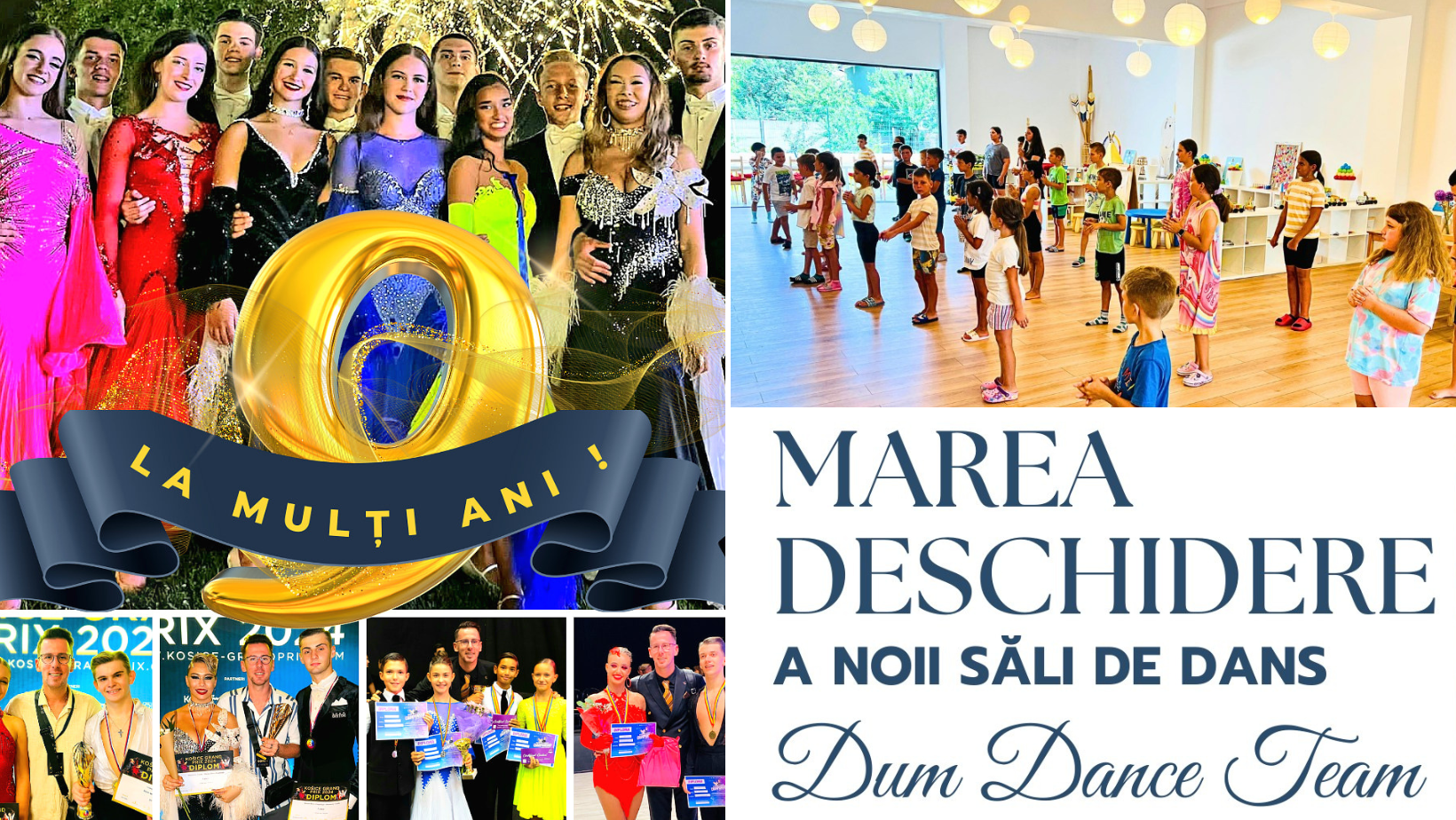 Dansatorii arădeni de la Dum Dance Team sărbătoresc 9 ani de activitate prin deschiderea unei noi săli de dans