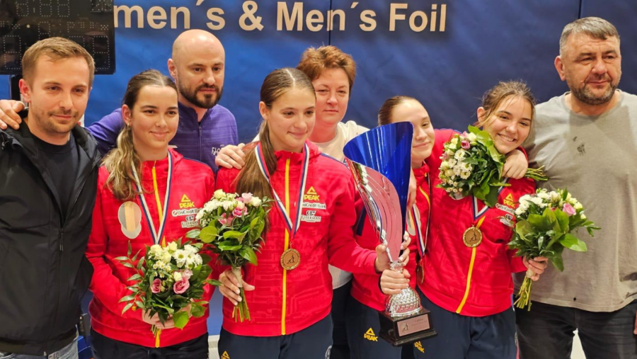 Floretistele tricolore au câștigat aurul la Samorin, în Coupe de Samaria 2024