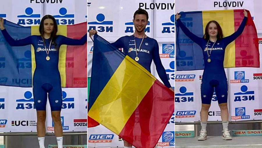 Prima zi a Campionatelor Balcanice de Pistă a adus României 3 medalii de aur, 1 de argint și 3 de bronz