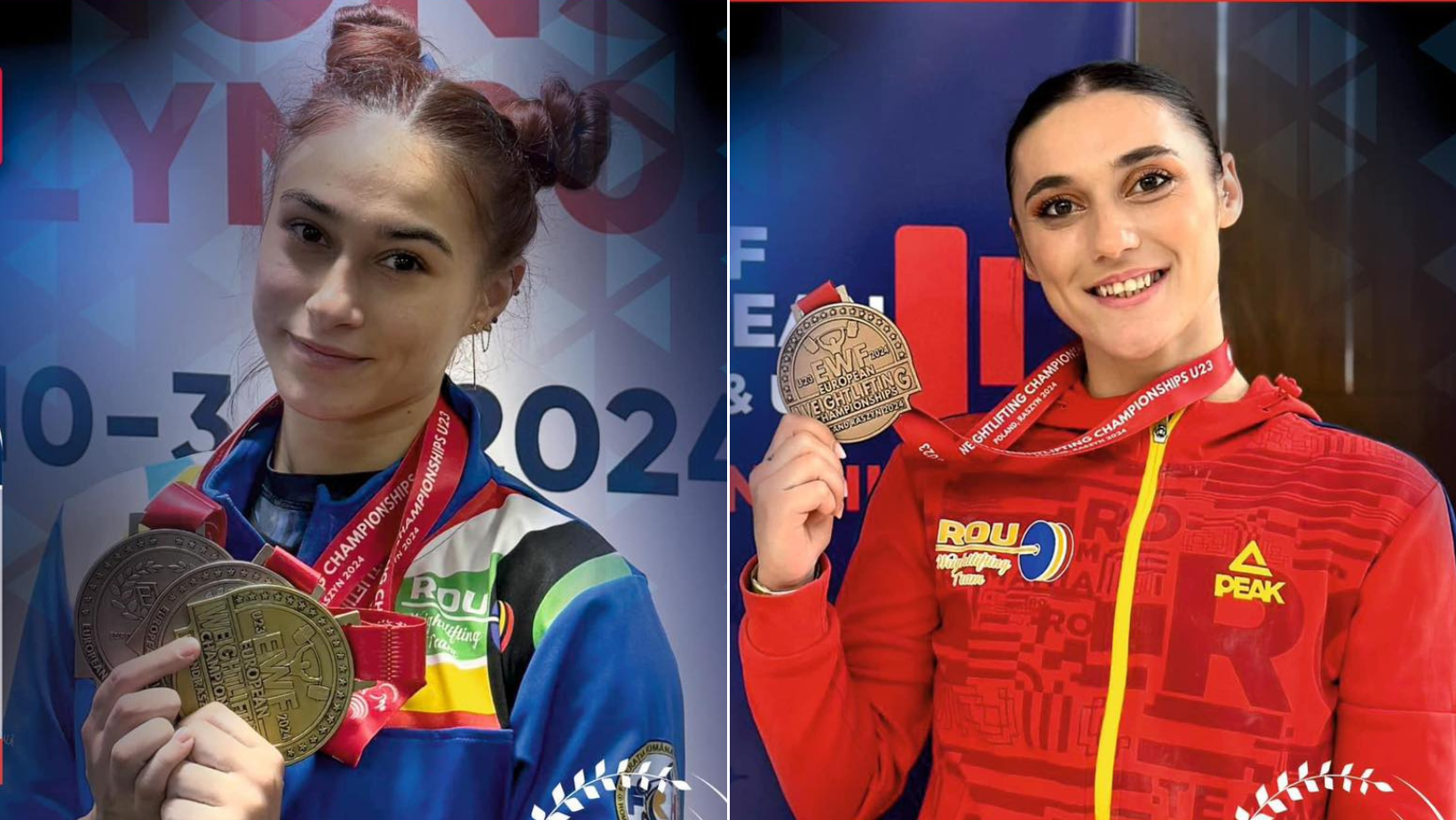 Aur și bronz pentru România la Campionatele Europene de Haltere Juniori și Tineret din Polonia