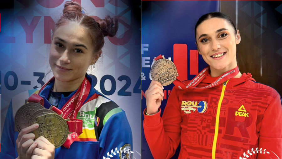Aur și bronz pentru România la Campionatele Europene de Haltere Juniori și Tineret din Polonia