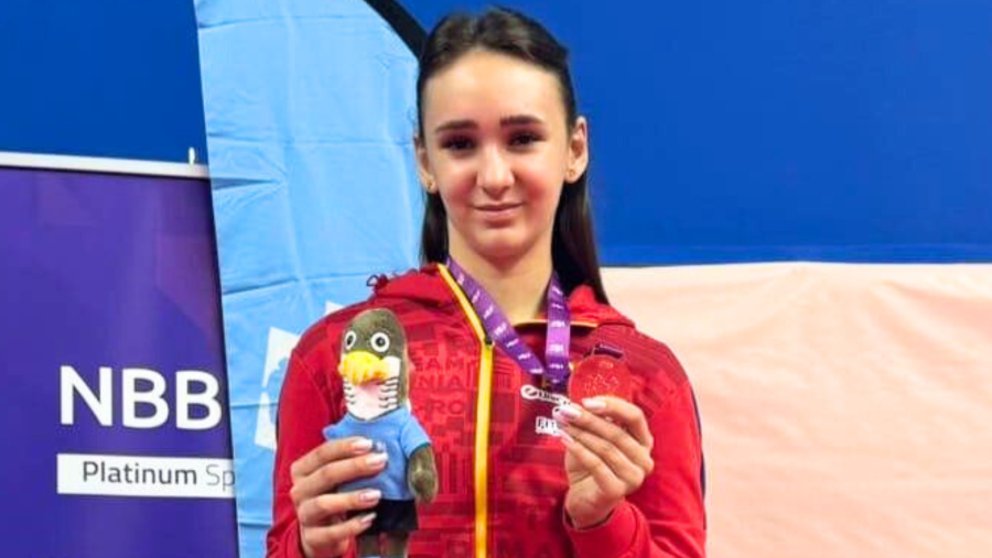 Amalia Covaliu a câștigat medalia de bronz la Gimnaziada de la Bahrain