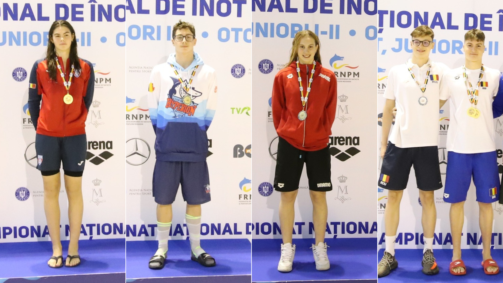Campionatele Naţionale de înot în bazin scurt: trei sportivi au obţinut victorii duble în prima zi