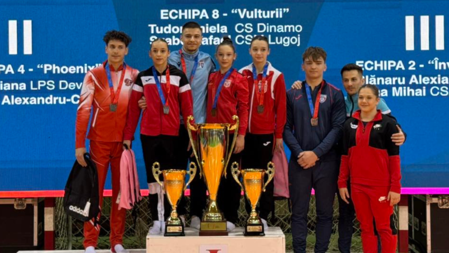 Gimnaștii Aniela Tudor şi Rafael Szabo au câştigat prima ediţie a Cupei României în noul format