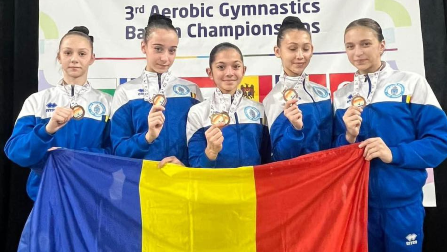 Gimnaștii români au urcat de cinci ori pe podium la Campionatele Balcanice de la Istanbul