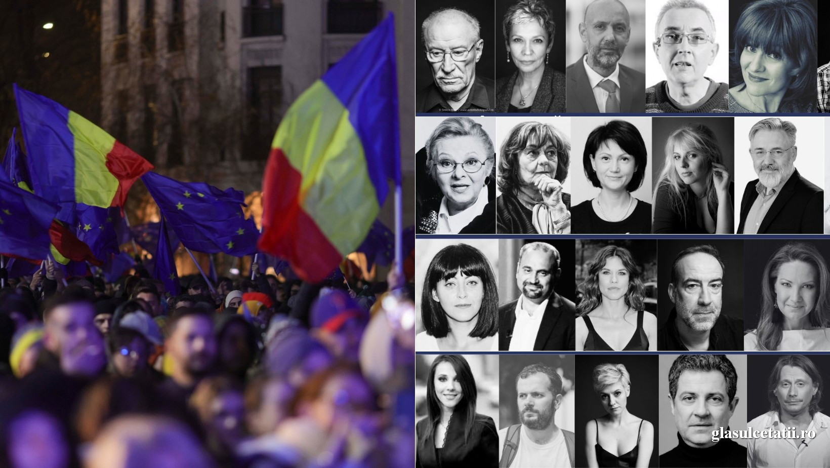 ROMÂNIA SPERĂ! Miting pro-democrație în capitala României