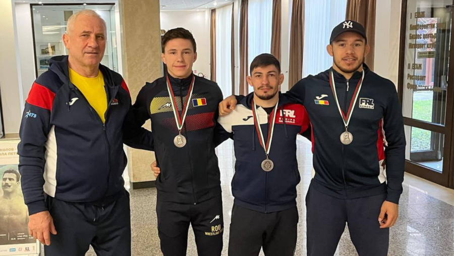 Luptătorii României, de 3 ori pe podium la Turneul Internațional "Dan Kolov" din Bulgaria