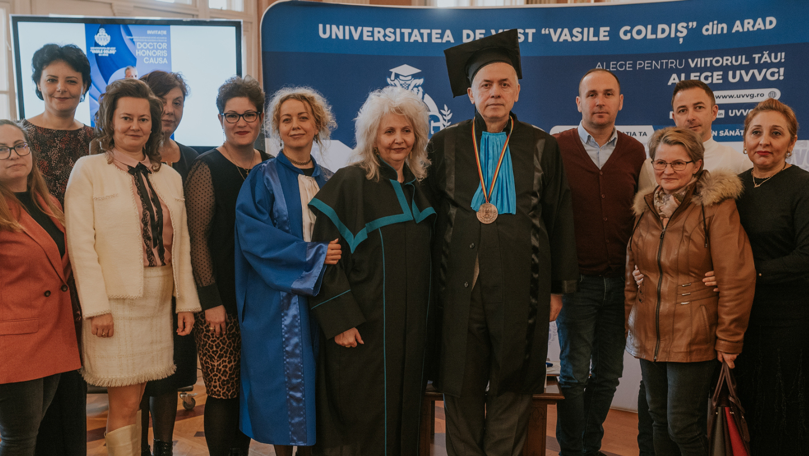 Prof. univ. emerit dr. farmacist Dumitru Lupuliasa, Doctor Honoris Causa al Universității de Vest „Vasile Goldiș” din Arad