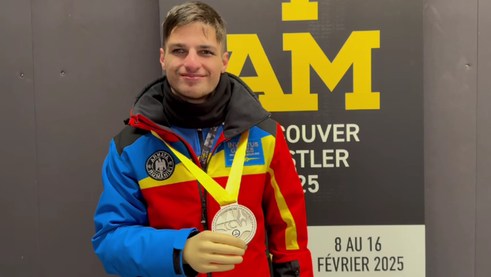 Raul Mirică a câștigat medalia de argint la Jocurile Invictus Vancouver și Whistler 2025