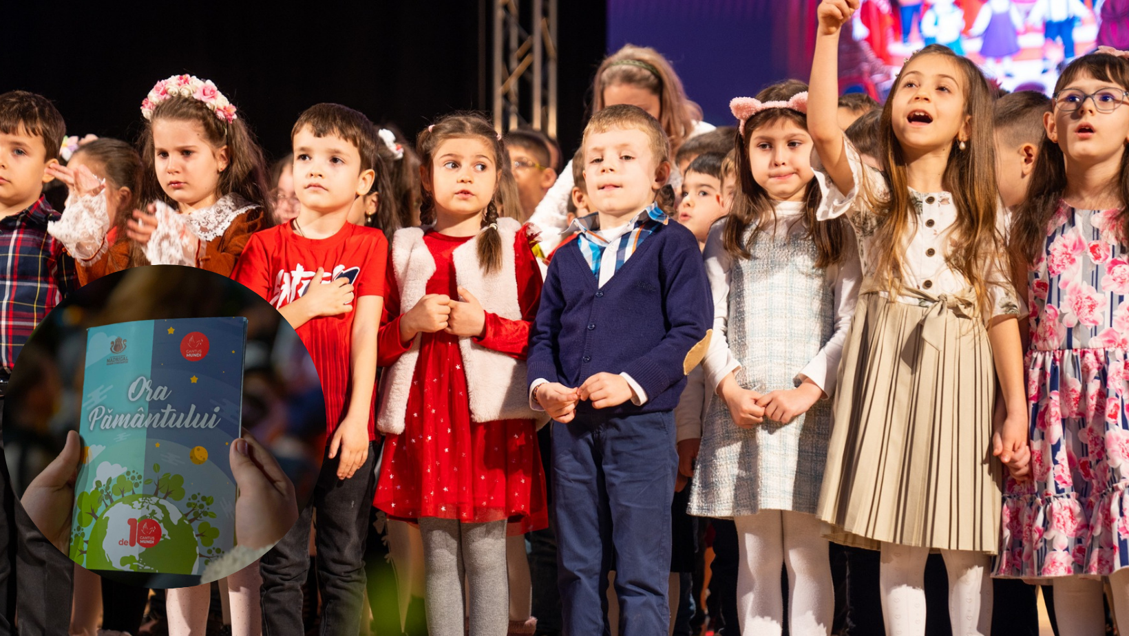 Mii de copii din Cantus Mundi cântă pentru 'Ora Pământului' în România și Republica Moldova