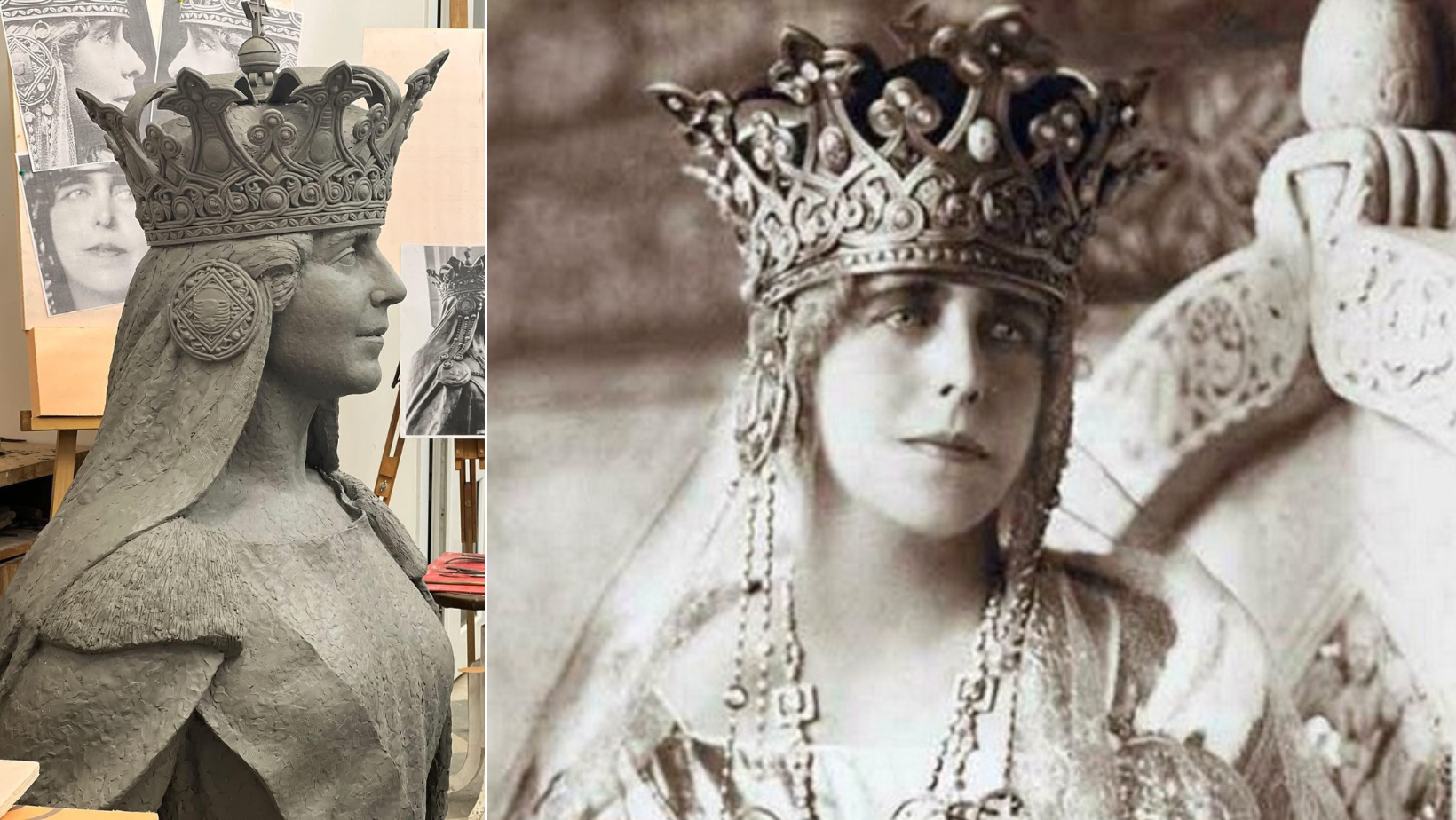 Statuia Reginei Maria va fi inaugurată la Chișinău, la 107 ani de la Unirea Basarabiei cu România