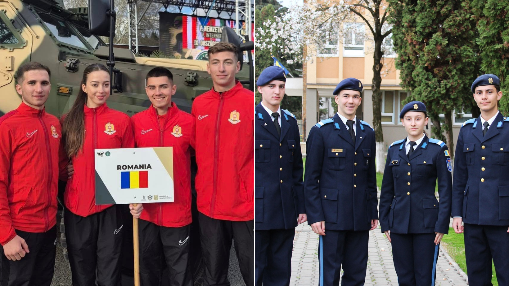 Opt elevi militari români participă la International Cadet Cup, în Ungaria