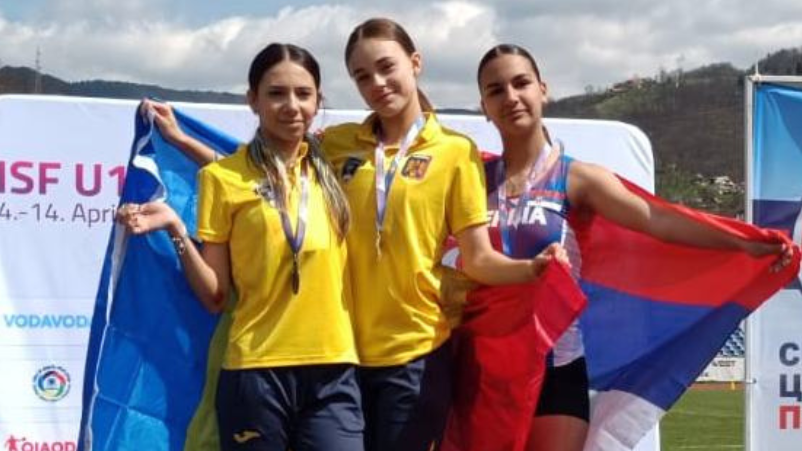 Rezultate de excepție pentru România la Gimnaziada din Serbia: 2 medalii de aur, 1 de argint și 1 de bronz la atletism