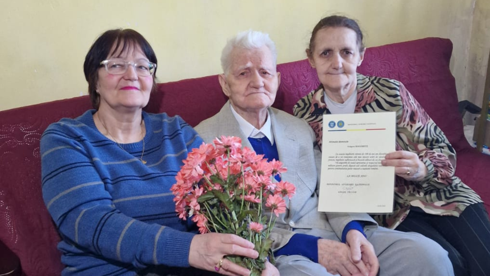 Veteranul de război Grigore Rogobete a împlinit 101 ani