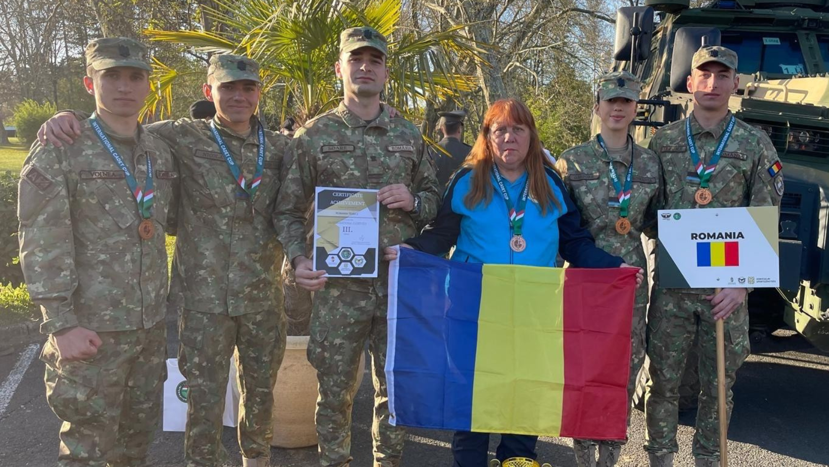 Elevii militari români, pe podium la International Cadet Cup din Ungaria