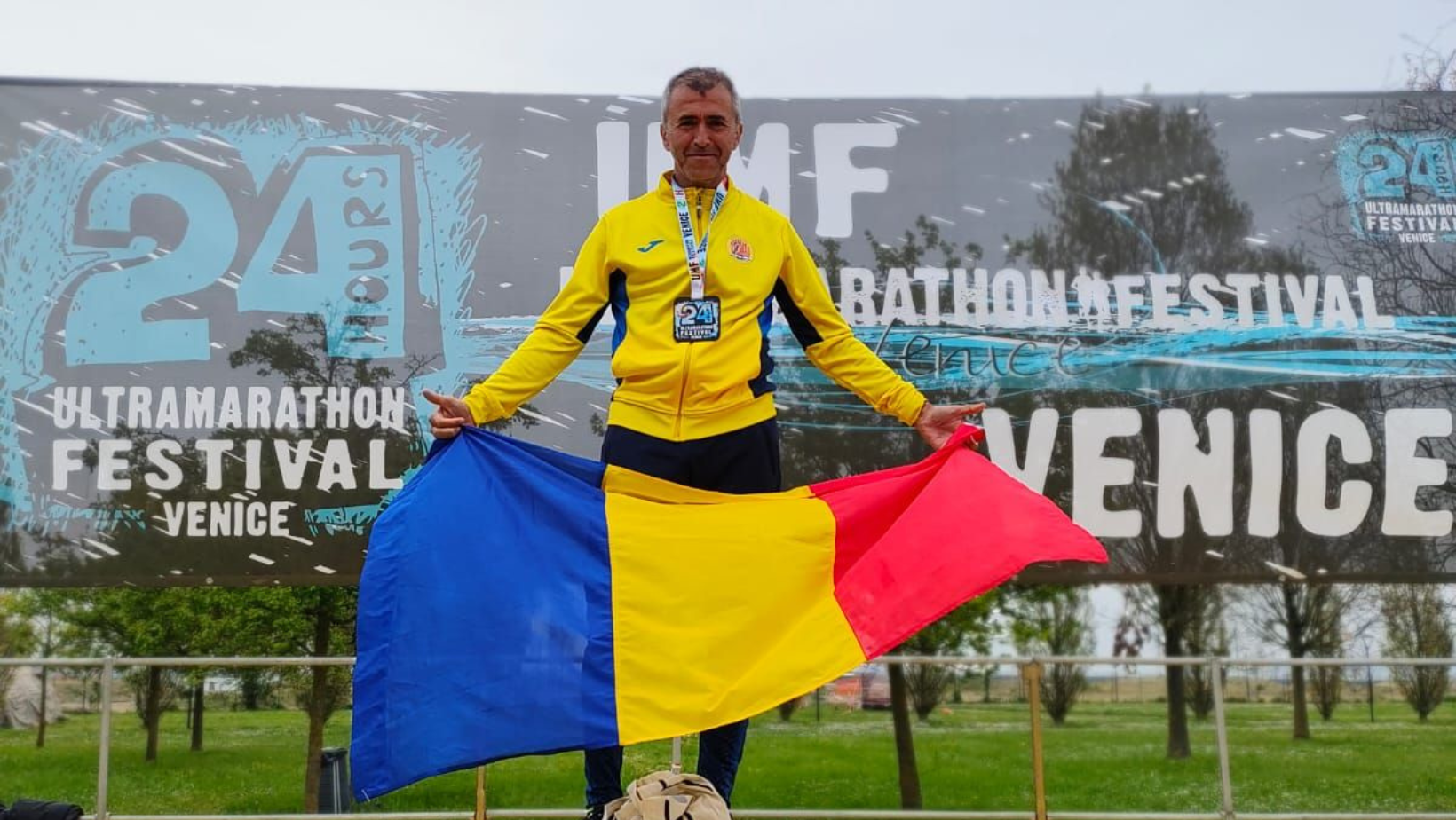 Sorin Andrici a adus acasă o medalie de aur de la Ultramaratonul Veneției