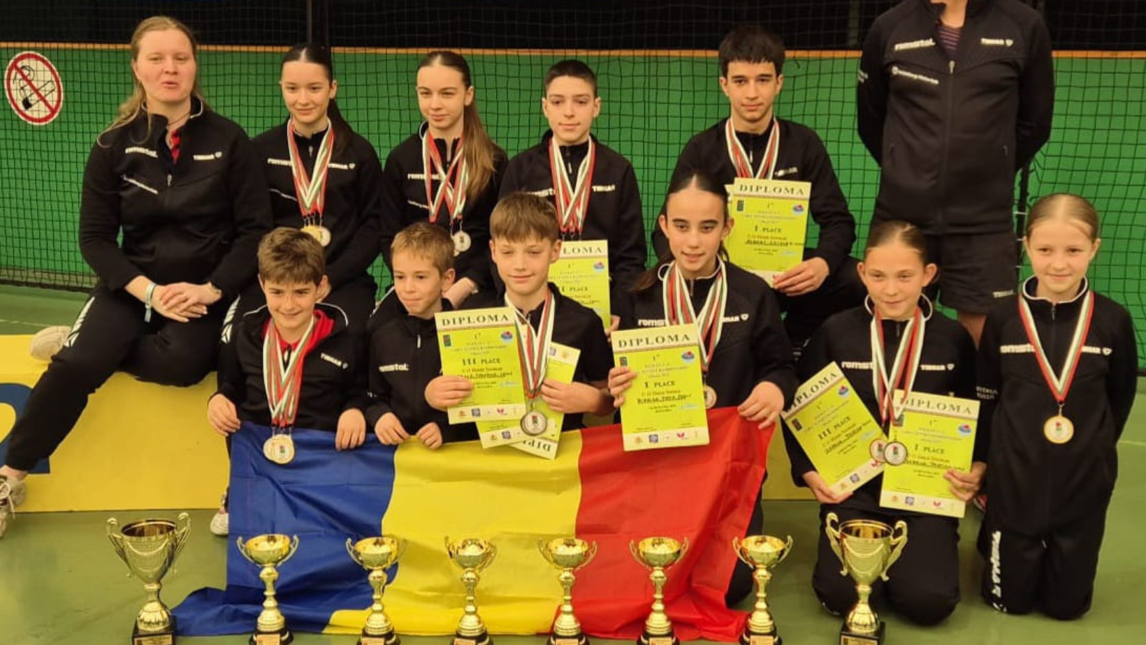 Sportivii români au câștigat 18 medalii la prima ediție a Campionatelor Balcanice de Tenis de Masă U11 și U13